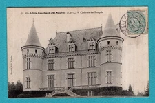 L'Île-Bouchard, Saint-Maurice: Temple Castle / postcard - postcard /