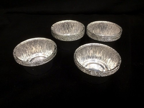 108pc Aluminium Foil Cupcake Cup Cupcakes Baking Case Muffin cups 8cm x 3.5 BULK - Picture 3 of 3