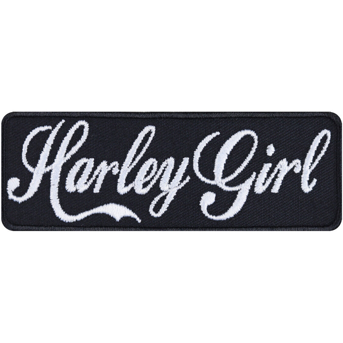 Lady Biker Aufnäher: HARLEY GIRL Aufbügler Cruiser Patch/Applikation