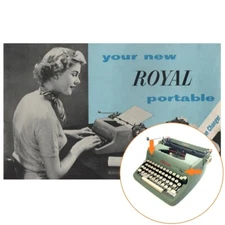 Royal Quiet de Luxe Typewriter Instruction Manual User Repro Vtg Portable