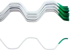 Greenhouse Wire Only 6' 6" PVC Coated Spring Lock (50 Pack)