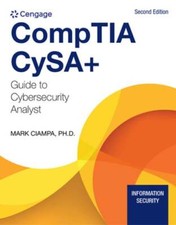 Comptia Cysa Guide to Cybersecurity Analyst Cs0-002 by Mark Ciampa: Used