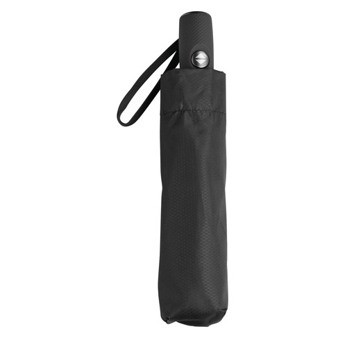 Regenschirm Vollautomatik Ø101cm Taschenschirm mini 350 Gramm Schirm schwarz - Bild 4 von 8