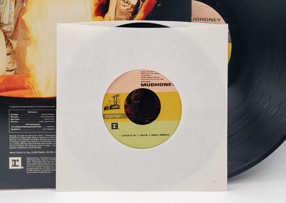 MUDHONEY - MY BROTHER THE COW - GRUNGE ROCK LP 1995 INCLUDES 45 SINGLE Foto 3 de 3