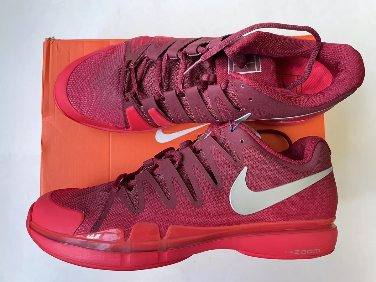 Oven Vervallen Waardeloos Nike Federer RF ZOOM VAPOR 9.5 Tour Red Tennis Shoes 631458-602 Sz 11 | eBay