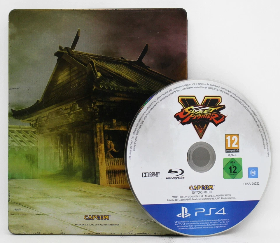 STREET FIGHTER V STEELBOOK EDITION PLAYSTATION 4 PS4 PLAY STATION PAL ESPAÑA 5, foto 2 de 2