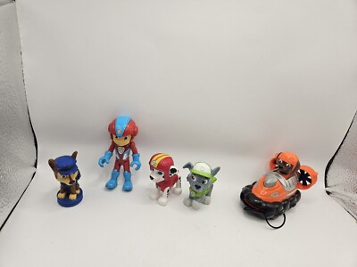 5 Paw Patrol Mighty Pups Jet Ryder 3.5'' Replacement Figure Marshall Zuba Chase