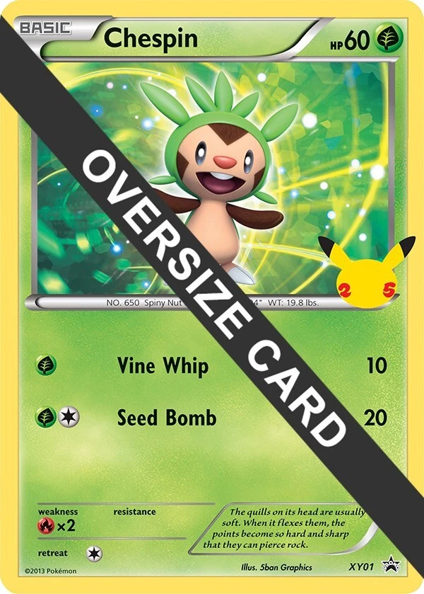 Chespin XY01 First Partner Pack