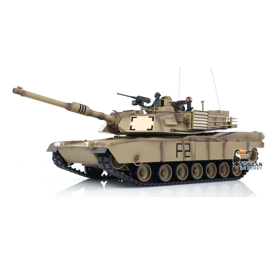 2.4Ghz Henglong 7.0 1/16 Scale Plastic M1A2 Abrams RC Tank 3918 Barrel Recoil - Image 2 of 4