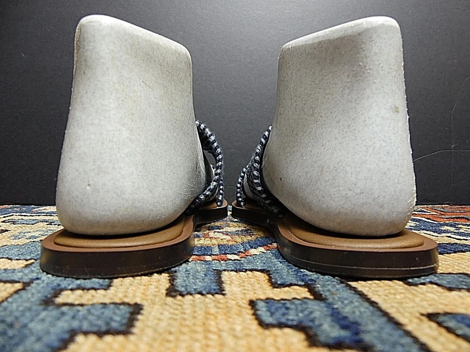 Women's Sanuk Woven Fabric Slide Sandal Sz 6M MINTY! - Image 3 of 4