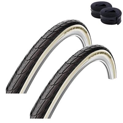 Schwalbe Delta Cruiser K-Guard Fahrradreifen Weißwand Decke 37-540 ( 24 x 1 3/8 