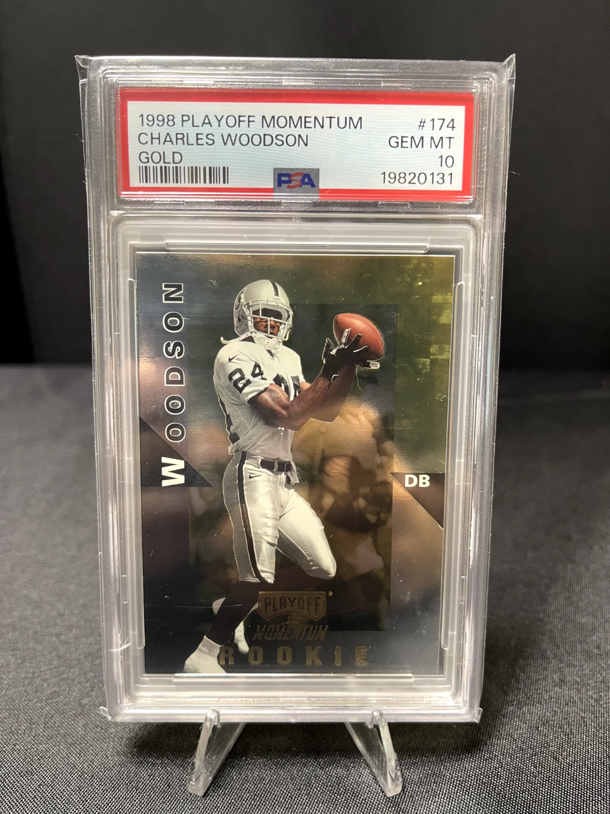 Charles Woodson Playoff Momentum #174 Gold