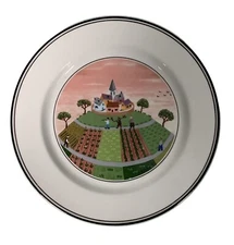 Villeroy & Boch B&B Plate 6.75” Naïf Laplau #4 Farmer’s Village