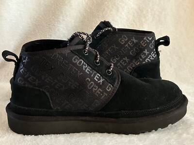 Mens UGG Neumel GORE-TEX Waterproof Black Suede Chukka Ankle  display picture 3