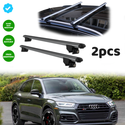 Audi Q5 (FY) 2018-2023 Roof Rack Cross Bars Luggage Carrier Silver