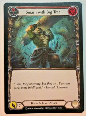 Flesh And Blood Monarch Smash with Big Tree (Red) MON226 Unlimited NM/M