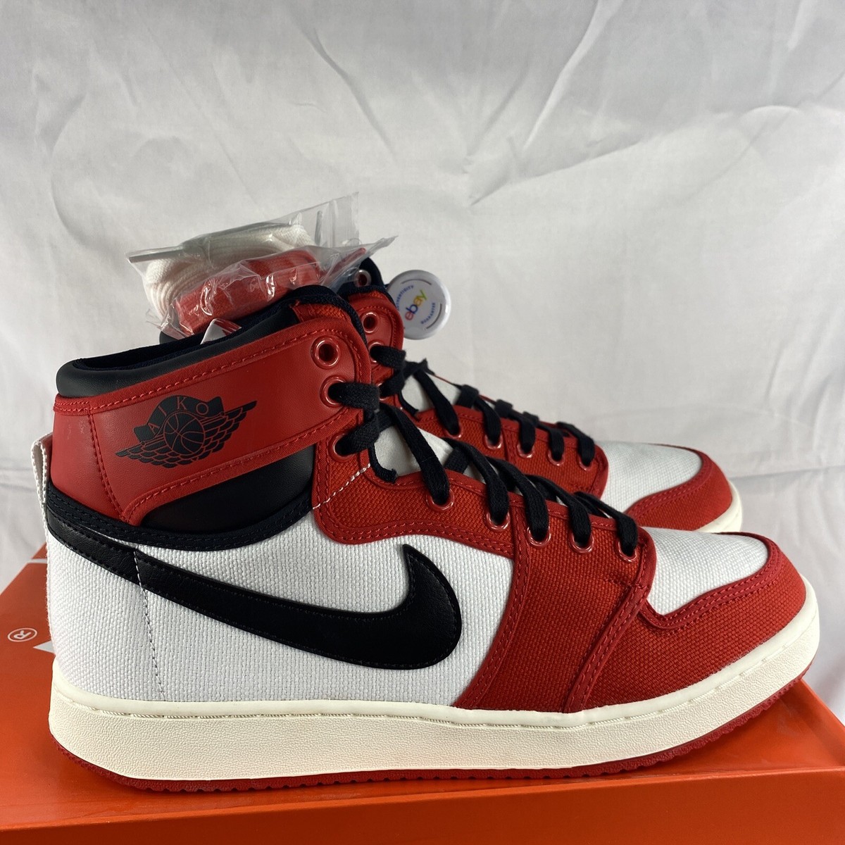 air jordan 1 ko white university red black