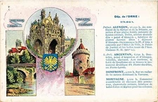 Old postcard Dep. de l'Orne (259053)