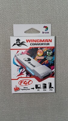 Brook Wingman FGC Arcade Joystick Converter for PS5 Fighting Games SF6 - IN HAND
