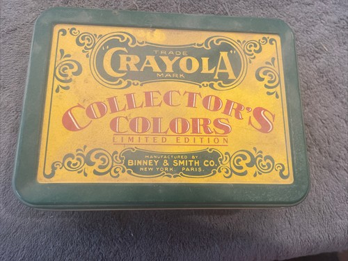 Crayola Collectors Colors Limited Edition, Tin w/72 Crayons, 1991 New In Tin