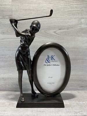 Woman Golfer Picture Photo Frame 4'' x 6'' JHK & Company Golfer s Collection NEW