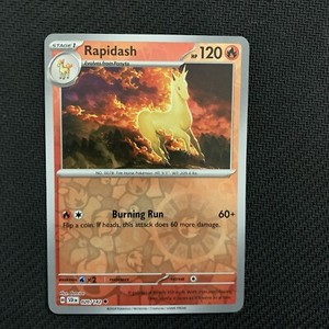 Rapidash 020/142 Reverse Holo Pokemon TCG: Stellar Crown Near Mint (NM)