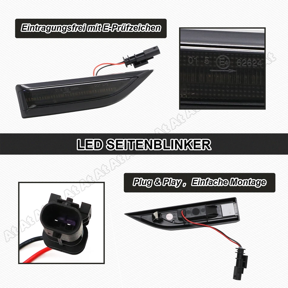 LED Seitenblinker Für VW T6 Transporter VI Bus Multivan BJ. 2015-2019 Blinker - Bild 3 von 4