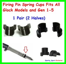 Firing Pin Spring Cups Fits  All Glock Models and Gen 1-5, 1 pair 