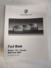 PORSCHE BOXSTER 911 4S GT2 GT3 RS TURBO S TARGA CAYENNE FACT BOOK 2005. (D2)