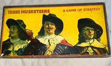 Milton Bradley Three Musketeers Game of Strategy Vintage Antigue Board