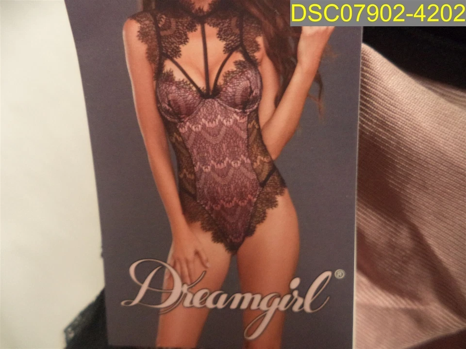Lencería Dreamgirl Estilo 10537 Mediana Negra Vintage Rosa 888368280001 Foto 3 de 4