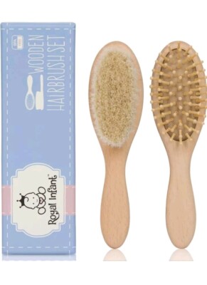 NEW Royal Infant Hairbrush Set BABY HAIR BRUSH NEWBORN (M1)