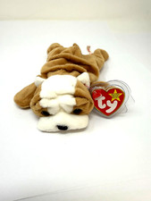 Ty Beanie Babies Wrinkles Bulldog Rare Tag Errors