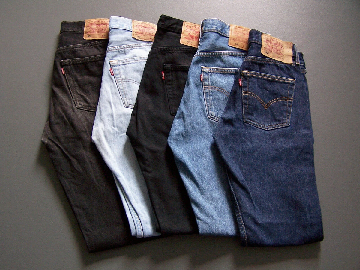 New Levis 501 Original Fit Men s Button Fly Levi s Jeans Colors Sizes
