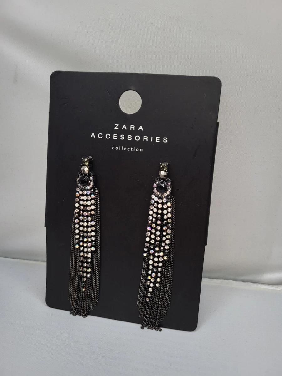 Zara store silver earrings