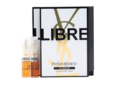 YSL YVES SAINT LAURENT LIBRE LE PARFUM 1.2ml .04fl oz x 2 PERFUME