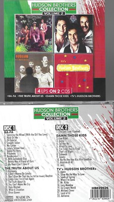 HUDSON BROTHERS BA-FA/TRUTH ABOUT US/DAMN THOSE KIDS/TV'S HUDSON BROS-2 CD/4 LP