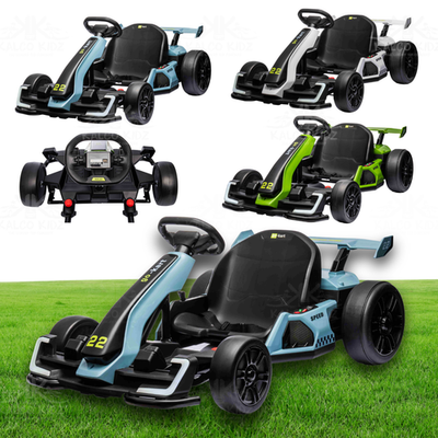 BIG WHEEL KART 3 キッズカート Kids Electric Ride On DRIFT GO KART | 24V | Adjustable Seat Length