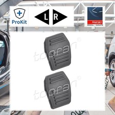 2x ORIGINAL® Topran Pedalbelag, Bremspedal für Ford KA FIESTA IV MONDEO I