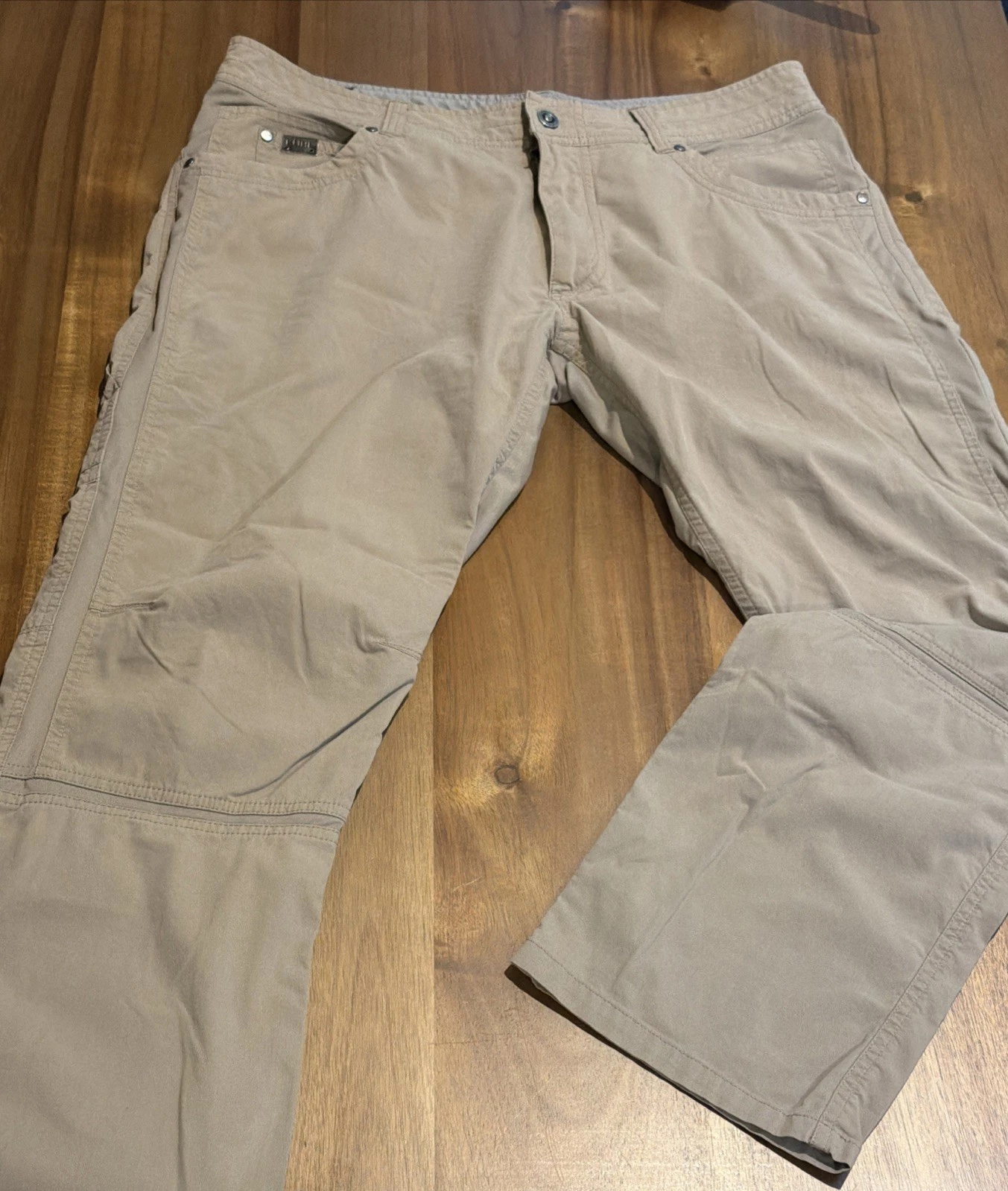 Kuhl Pants Men 36x30 Khaki Radikl Klassik Hiking Vented Performance Stretch