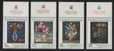 Czechoslovakia Art Paintings 11th series 4v Labels 1976 MNH SG#2313-2316