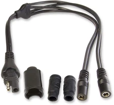 Tecmate Optimate Y-Splitter SAE IN  to DC 2.5mm Out Socket - O35