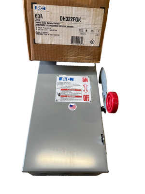 #ad Cutler Hammer DH322FGK Heavy Duty Safety Switch 60 Amp 3 Pole $199.99