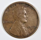1910-S Lincoln Wheat Cent Semi-Key Date Rare Very Fine Free Shipping