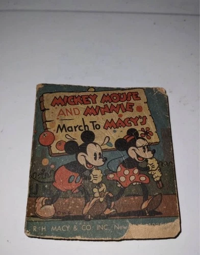 Rare Walt Disney Mickey And Minnie March To Macy’s Book 1935 - product listing photo