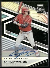 Anthony Walters - 2020 Panini Elite Extra Edition Signatures #91 - New York Mets