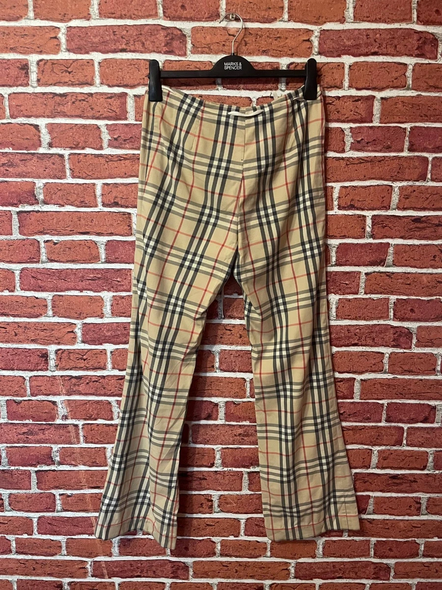 Burberry Check Pants for Women for sale | eBay