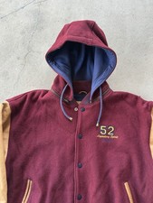 Vintage GAP Legendary Spirit 90s Wool Leather Letterman Varsity Jacket Made USA