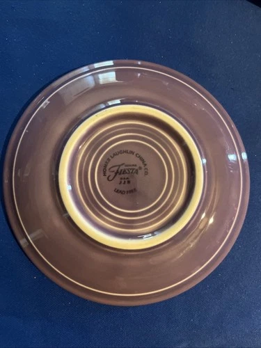 Homer Laughlin Fiesta Cup And Saucer. Rare Lilac Colour Limited 1993 - 95. vinta