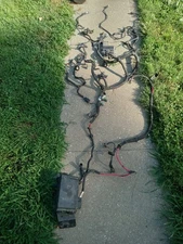 2008 Buick Lacrosse CX 3.8L Engine Bay Harness W/ECM & Battery Cables, Fuse box